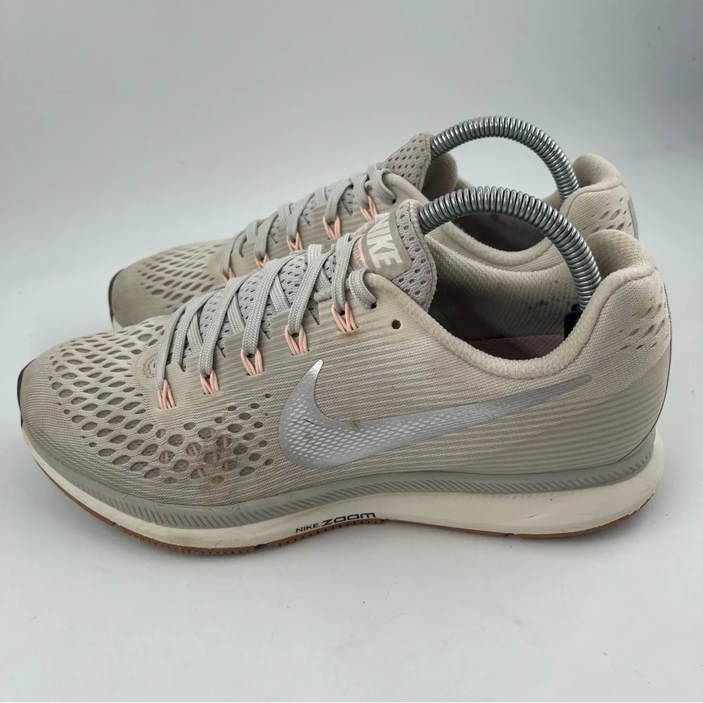 Nike Women’s Air Zoom Pegasus 34 880560-004 Grey Running Shoes - Size 9.5